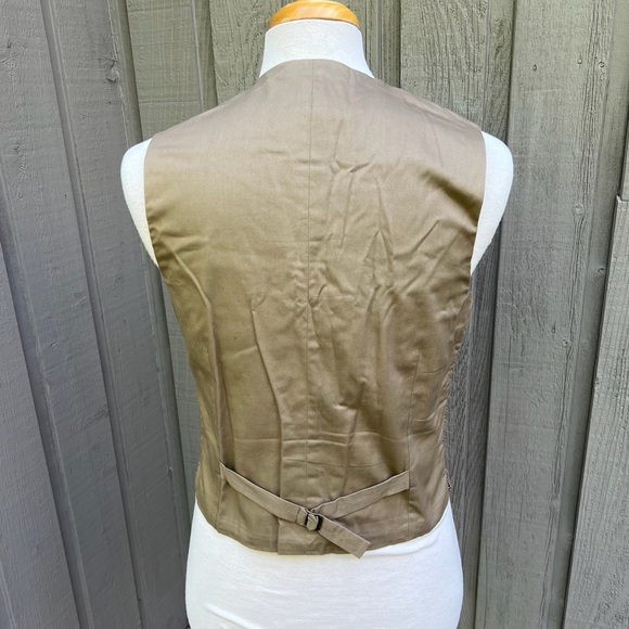 Rugby Ralph Lauren Herringbone Cotton Blend Vest - Picture 2 of 4